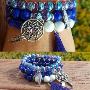 Dream Catcher Boho Beaded Bracelets